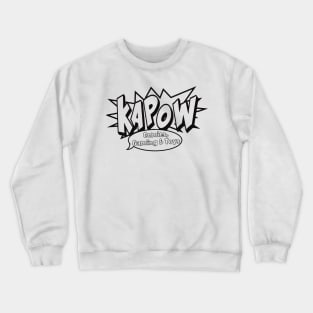 Kapow! Black Crewneck Sweatshirt